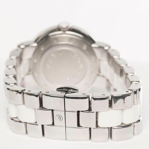 Auth MOVADO Cerena Diamond White Ceramic Watch - Picture 2 of 9